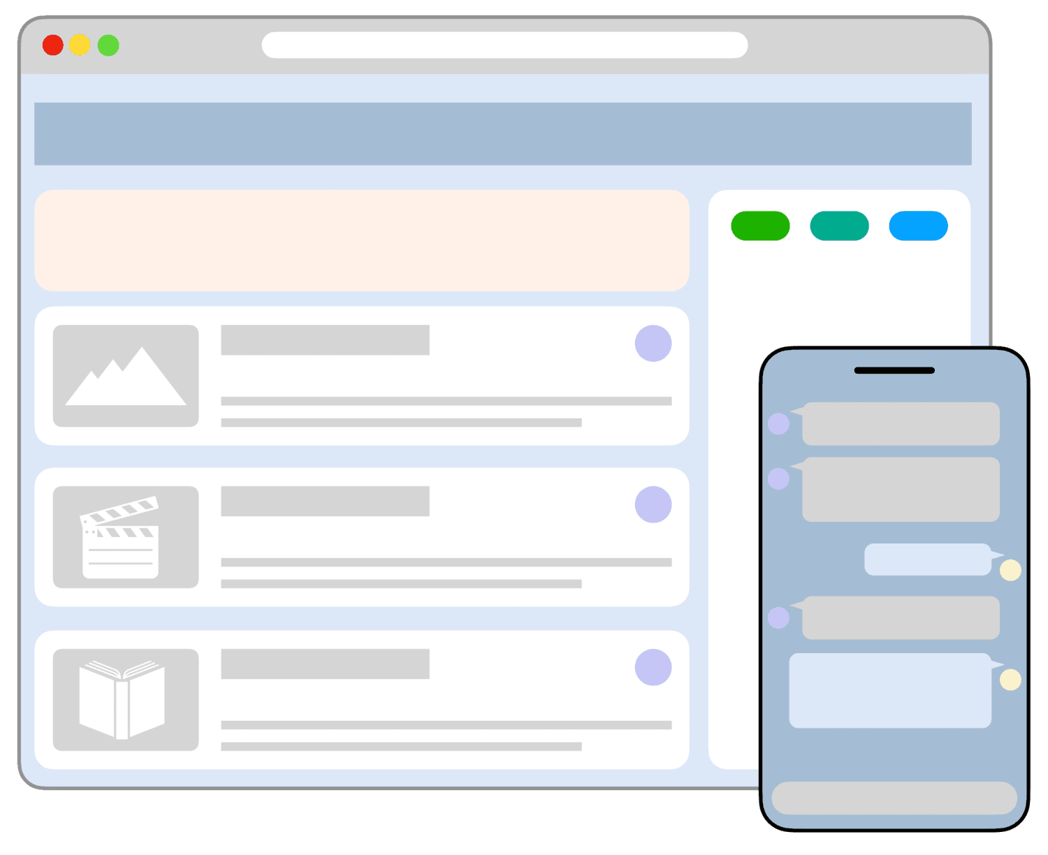 UI element of an app,statistics